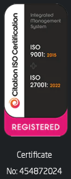ISO 9001:2015 and ISO 27001:2022 Certified